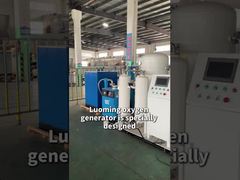 Generador de oxígeno de alta pureza al 99,5%, estructura de chasis montada sobre patines