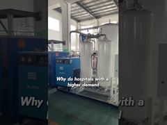 ¿Por qué los hospitales prefieren usar generadores de oxígeno por adsorción por cambio de presión como la principal fuente de oxígeno?